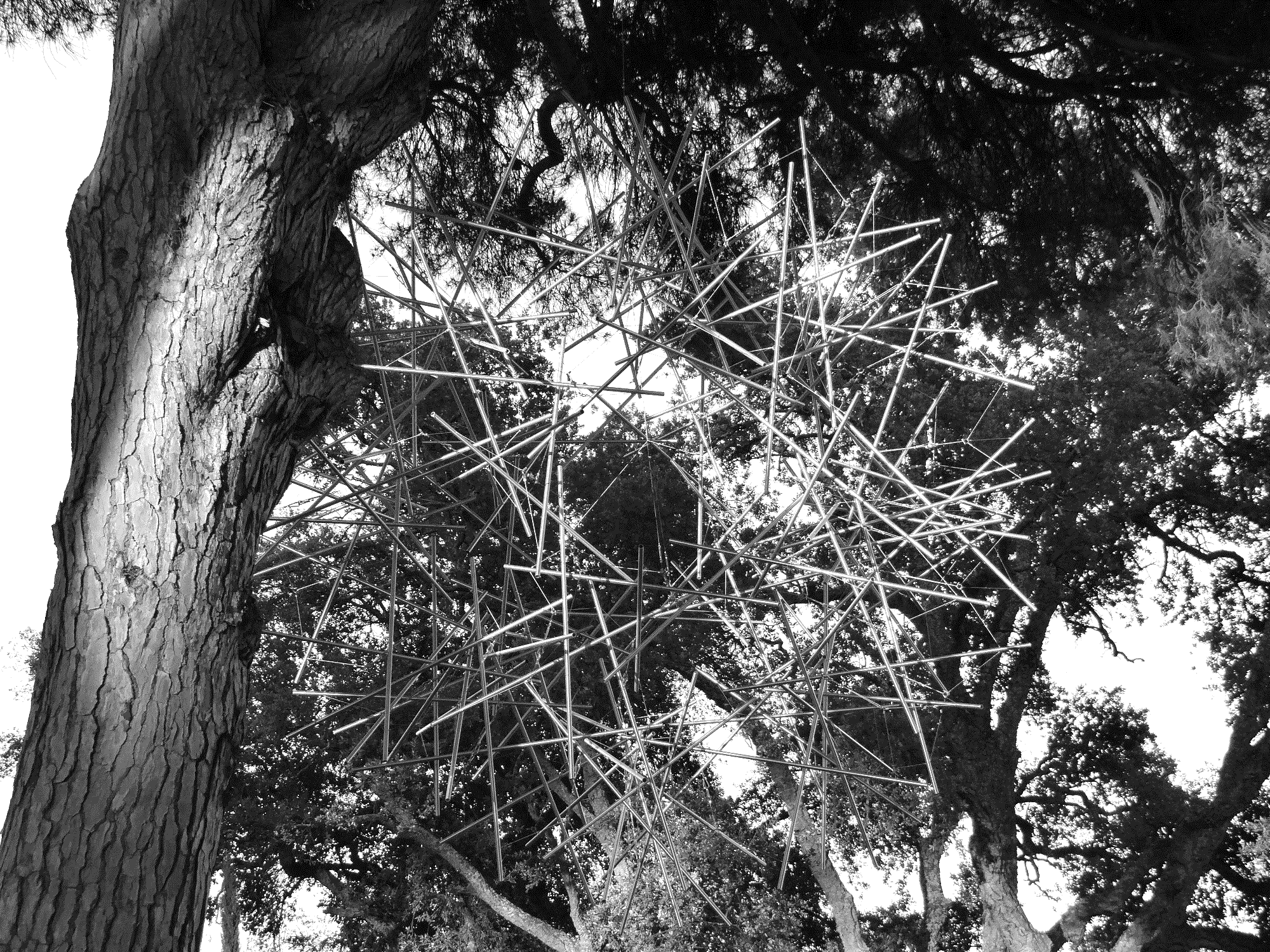 Ludovic_Regnault_Airframe Of A Sphere_3, 2024, Aluminium & Stainless Steel